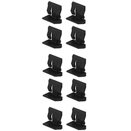 cyclingcolors 10x Shelf Support Black Plastic Furniture Shelf Holder Shelf Support Board Holder Shelf Support Shelf Support