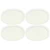 CorningWare F-15-PC 15oz French White Plastic Lid (4-Pack)