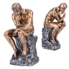 HERCHR Statue Bronze The Thinker Man Bronze Sculpture, Deep Contemplation