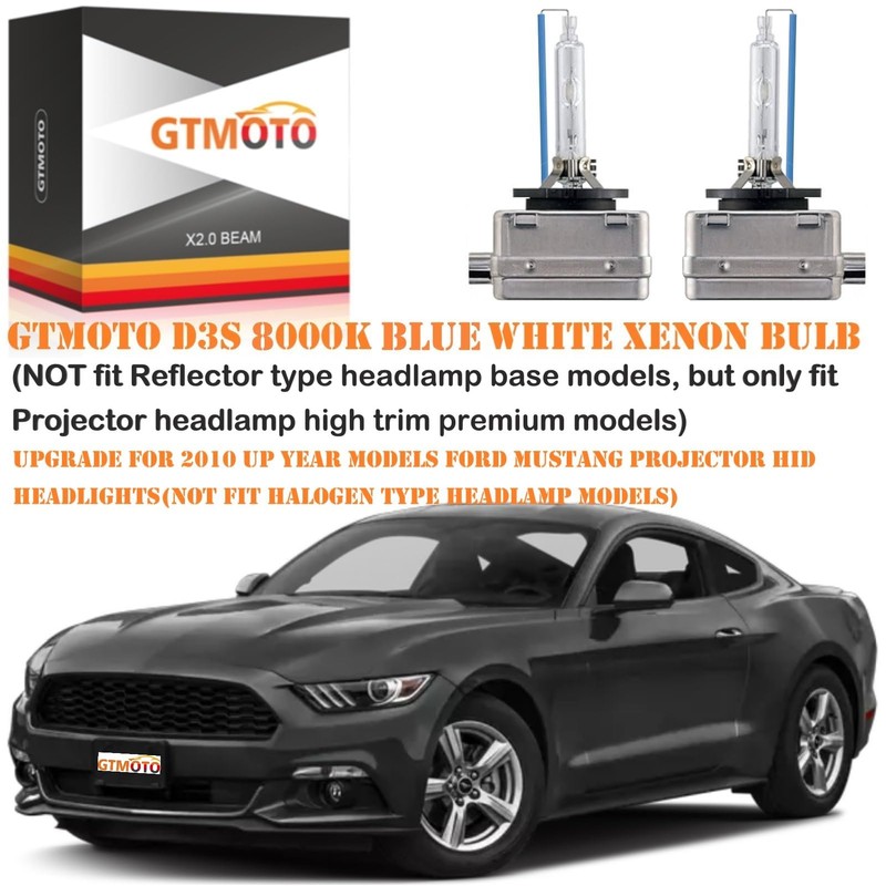 GTMOTO for 2013 2014 2015 2016 2017 Ford Mustang Headlights
