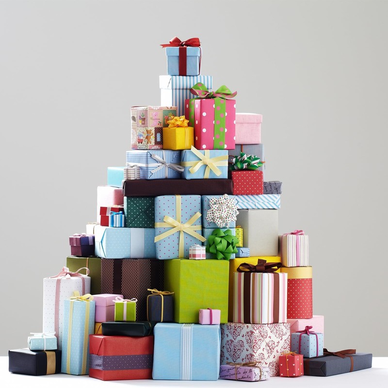 MECCANIXITY 100pcs 1" Mini Star Gift Bows Small Metallic Christmas