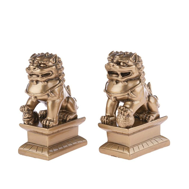 A Pair of Fu Dogs / Chinese Lions, Feng Shui