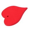 100Pcs Wood Slices HandMade Red HeartShaped Pendant Crafts DIY Wedding