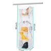 BrilliantJo 5 Shelves Hanging Closet Organizer, 2 Pack Hanging Storage
