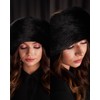 Futrzane Siberian Headband - Womens Faux Fur Headbands - Fluffy