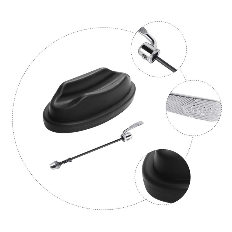SUPVOX 2Pcs Front Wheel Riser Block for Stationary Bikes Non