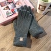 Lala 퓨어 울 핑거 니트 장갑(LALAW004) Pure Wool Finger Knit