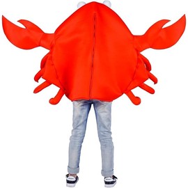 KalcyKizz Crab Costume for Children Unisex Animal Costumes (8-12)