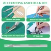 Yauhar 17Pcs Hobby Model Basic Tool Kit Contains Flush Pliers,