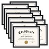 Lyeasw 8.5 x 11 Picture Frame Black 12 Pack, 8.5x11
