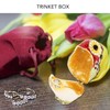 Metal Trinket Box Owl Shape Shiny Exquisite Zinc Alloy Jewelry