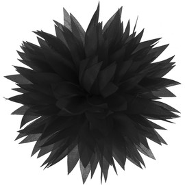 Mecool Flower Hair Clip Brooch Corsage Headpiece Hair Pin Rose Hair Barrette Accessories for Women Girls Party Wedding Black