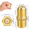 VCE Coaxial Cable Connector, RG6 Coax Cable Extender F-Type Gold