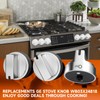 KEIFI Stainless Steel Stove Knob Replacements for GE Gas Stove