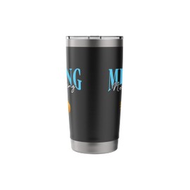 Mewing Not Meowing Funny Cat Meme Jawline Internet Craze Stainless Steel Insulated Tumbler