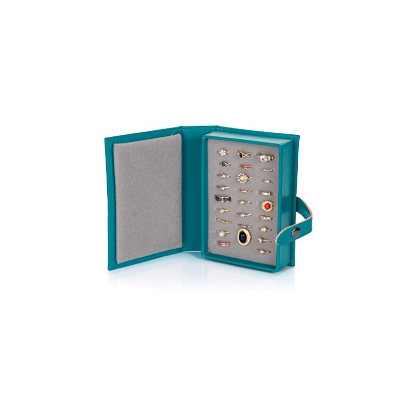 Little Little Book Of Rings Storage - Small Teal