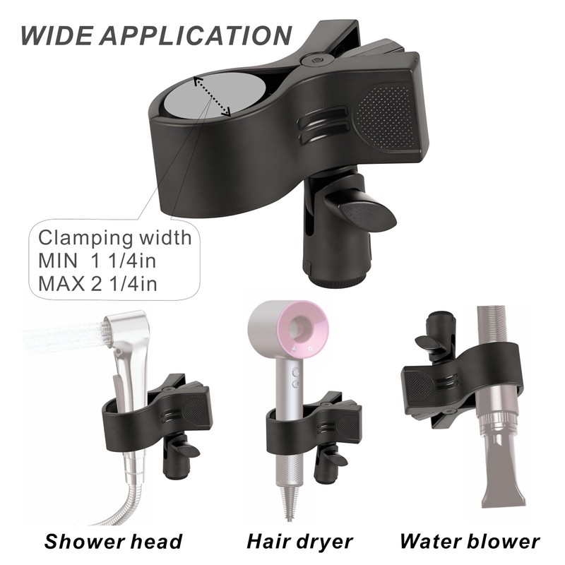 Pet Hair Dryer Wall Mount Stand Hose Tube Holder: Hands-Free