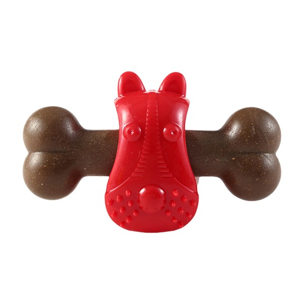 Dog Toys for Aggressive Chewers,Oral Cleaning Chewer Bone - Interactive