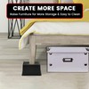 MYMULIKE Bed Risers 4 Inch Heavy Duty, Oversized Furnitures Risers