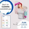 Cleaning Schedule and Checklist, Undated Daily and Weekly Household Cleaning