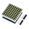 DAOKI 2Pack MAX7219 8x8 Dot Matrix Single Green Light MCU
