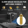 ANYCUBIC Kobra 3 Hotend, 22pcs 3D Printing Extruder Hotend Kit,Kobra