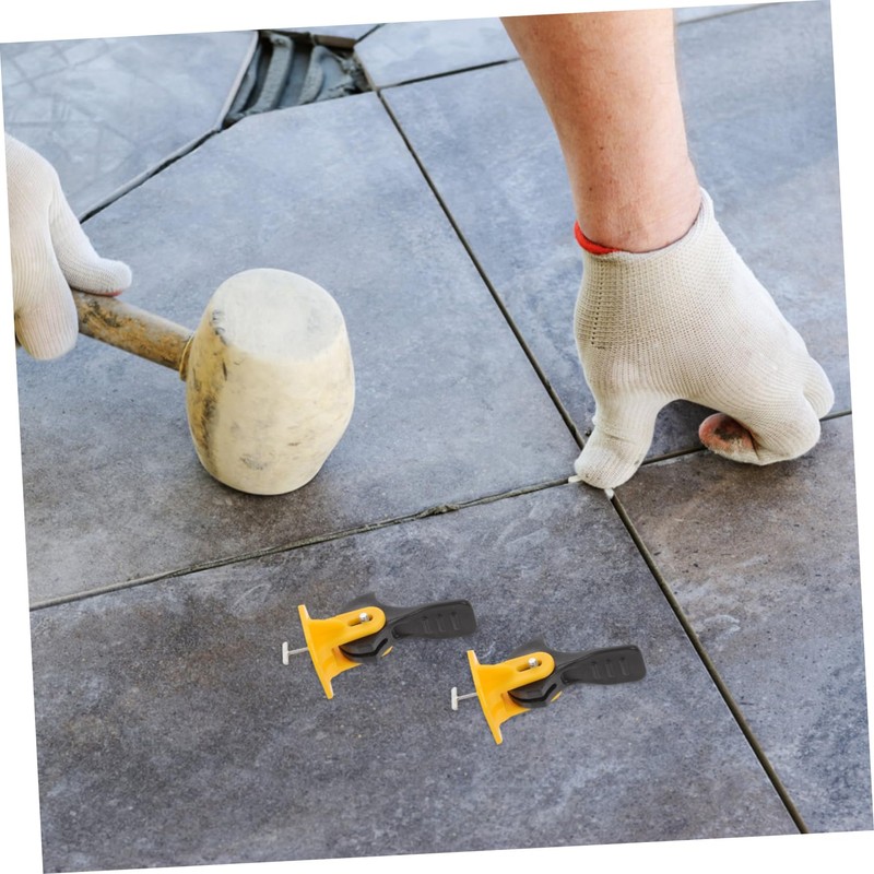 Mipcase 50Pcs Tile Leveling System Durable and Pin Leveling Tools