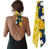 Mengmeng Angel Fashion Satin Scarf Versatile Hair Tie Headband and