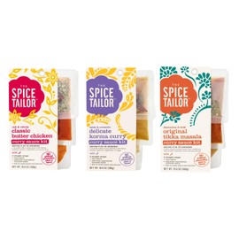Spice Tailor 3 Simple Steps Restaurant Quality Meals in Minutes Kits Ready in 10 Minutes (3 Pack, Indian Curry Variety)