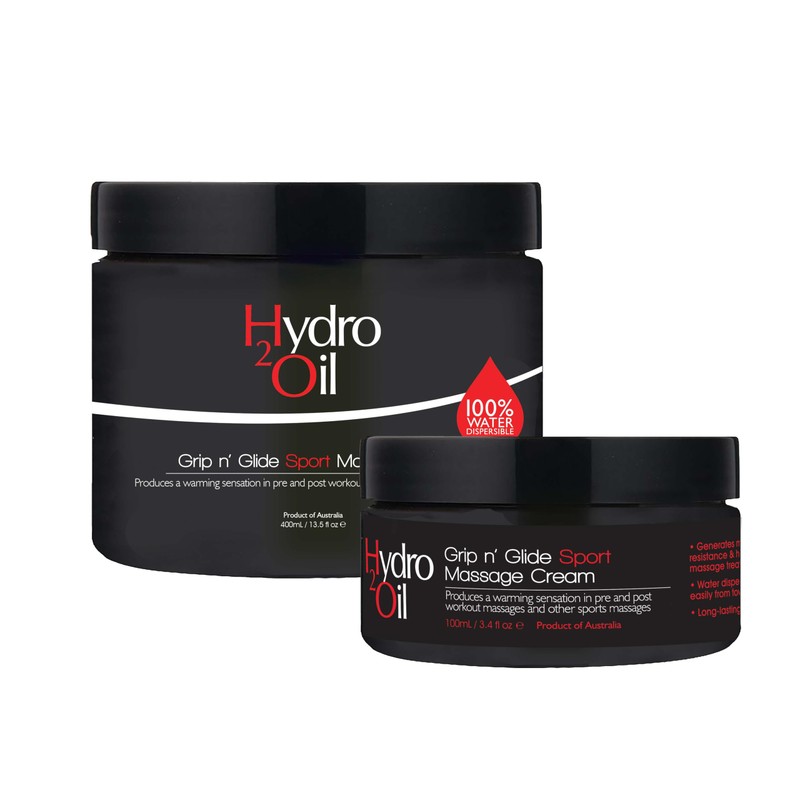 Hydro 2 Oil Sport Massage Cream 400ml - Unleash Peak