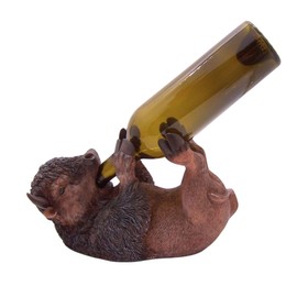 Buffalo Bourbon Holder, Rustic Bar & Kitchen Bottle Display, Cabin & Lodge Decor, 12 Inches