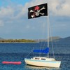 Pirate Flag – Jolly Roger Flag Red Bandana – Funny