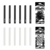 12 Pcs Graphite Sticks, Square Compressed Charcoal Sticks, Soft Willow