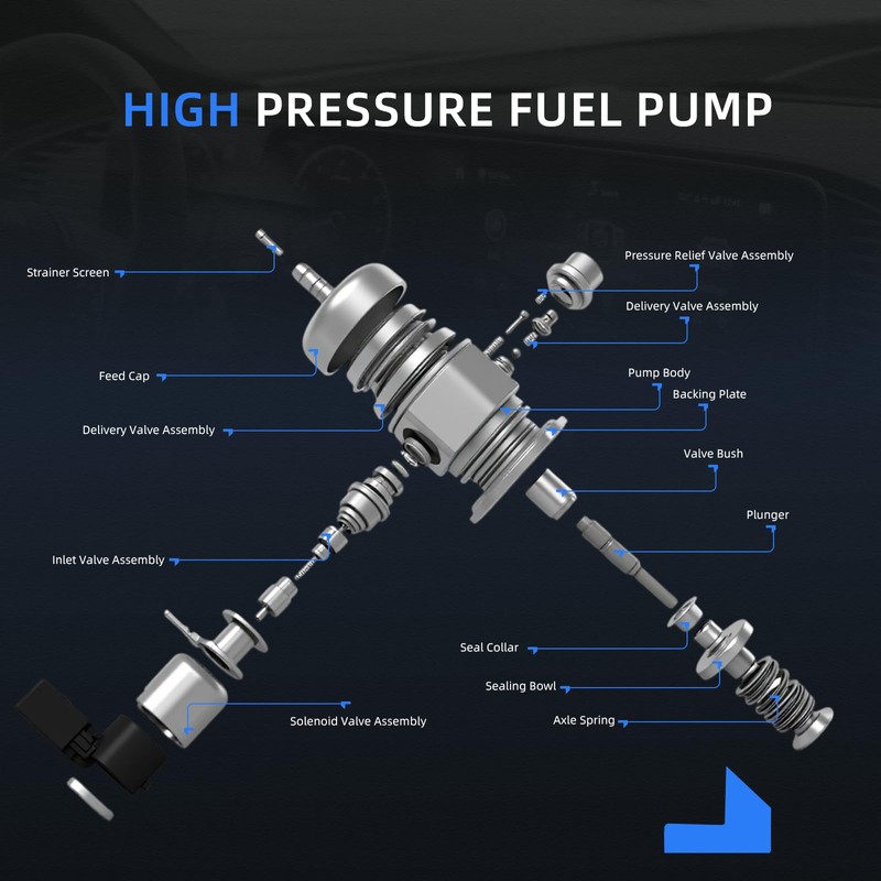 Loautong High Pressure Fuel Pump Fit for Ford Escape 2013-2016,