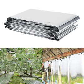 Agricultural Film, Plant Cultivation, Reflective Film, Greenhouse Cultivation, Aluminum Reflective Sheet, Folding, Agricultural Use, High Reflective Cover, Silver, PETP Film, Aluminum Sheet, Aluminum Blanket, Thermal Sheet, Sweat Sheet, Cold Protection, 