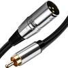 RCA to XLR Cable, Tunghey Single RCA Male to XLR