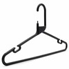 The Hanger Store 30 Black Strong Heavy Duty Plastic Coat