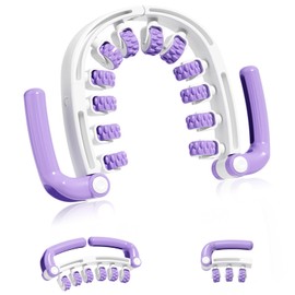 Anti Cellulite Massager Roller w/Detachable Roller Handles for Whole Body, Leg, Lumbar, Shoulder, Back, Arm Massage Stretch Roller Swelling Release Stress Relief Yoga Goods Dieting Equipment