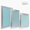 HVAC OV 8" x 16" Drywall Access Panel – Aluminum