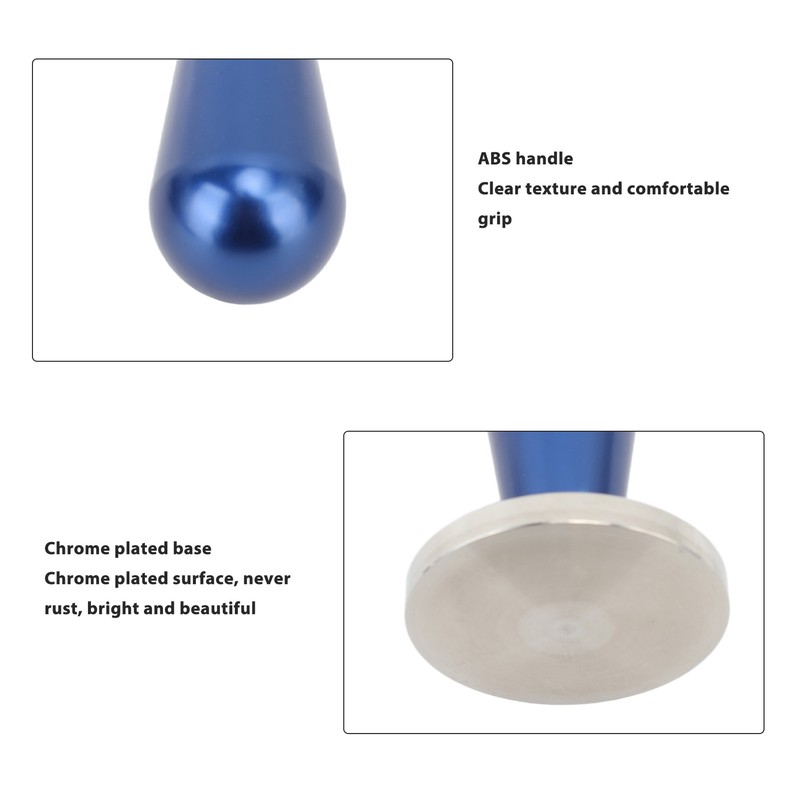 58mm Coffee Tamper Aluminium Alloy Ergonomic Handle Consistent Compression Coffee