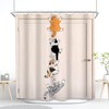 SVBright Cat Shower Curtain 72Wx72L Inch Kids Funny Cute Lovely