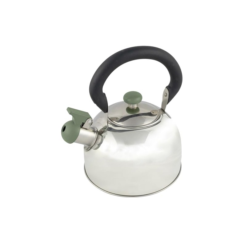 Bo-Camp Camping Wasserkocher Trend 2 Flötenkessel Teekessel Edelstahl 2,5 L