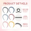 4 PCS Zig Zag Headband, Elastic Non Slip Wavy Tooth