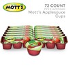 Mott's No Sugar Added Strawberry Applesauce, 3.9 Oz Cups, 72