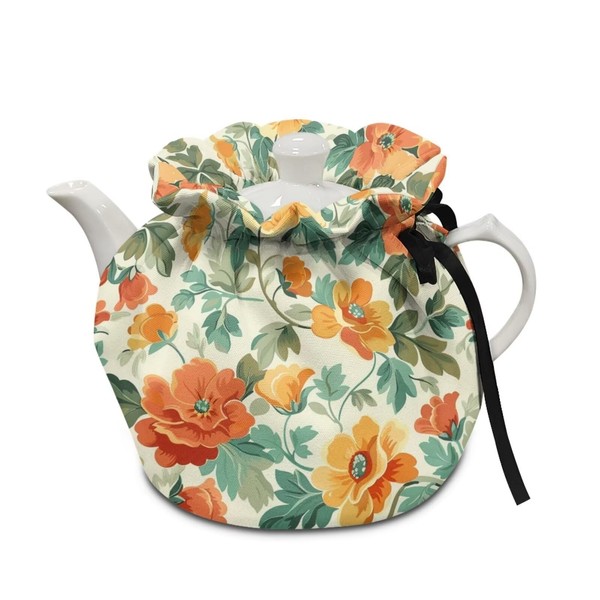 CREAMIC Flower Tea Cozy for Teapot Kettle Dust Cover Large