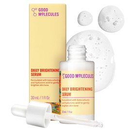 Good Molecules Daily Brightening Serum 30ml/1oz - Hydrating Facial Serum With Beta Arbutin And Hyaluronic Acid To Brighten, Moisturize, And Balance For Even Tone And Texture - Skin Care For Face