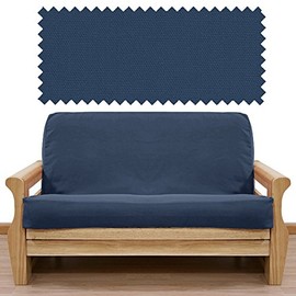 Solid Navy Futon Cover Full 408