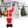 Inflatable Christmas Old Man Model with Gift Bag in Hand