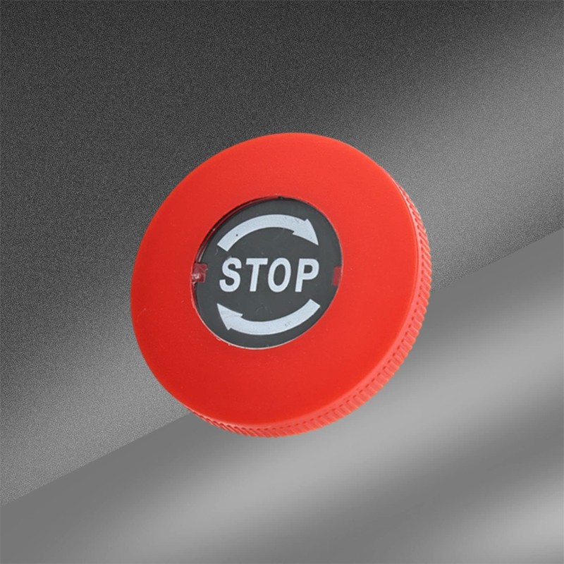 APIELE 22mm Red Stop Singal Mushroom Emergency Stop Push Button