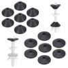uxcell 24 Pcs Toilet Bolt Rubber Washer M6 and M8
